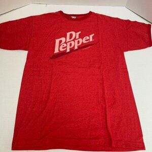 Vintage Dr. Pepper Red T Shirt Mens Size Large